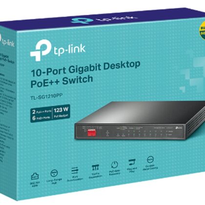 TP-Link TL-SG1210PP Switch Gigabit 10 Puertos PoE
