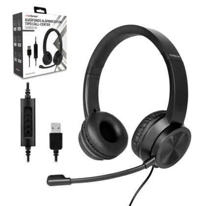 Audífonos USB H5500 - Diadema con Micrófono, Cómodos y Versátiles