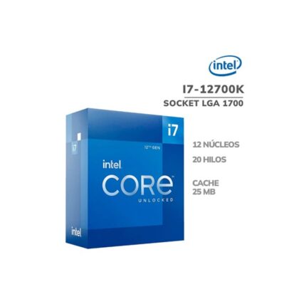 Intel Core i7-12700K 3.6 GHz 12 Núcleos