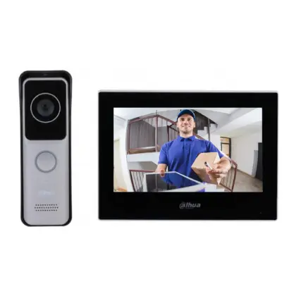 Kit Videoportero IP WiFi 2MP + Monitor Táctil 7" POE WDR 120dB Dahua