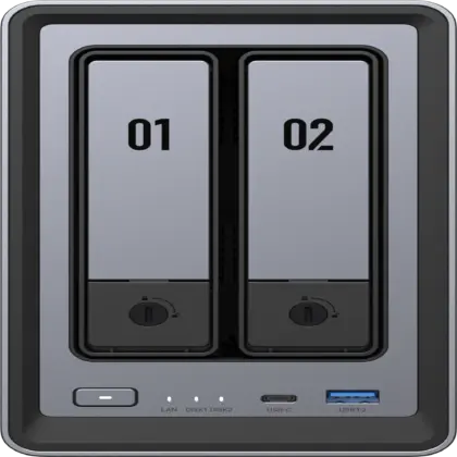 UGREEN DXP2800 NAS 2 Bahías Sin Discos - Almacenamiento en Red