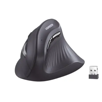 UGREEN Ratón Vertical Inalámbrico Ergonómico 2.4GHz + Bluetooth 5.0, 4