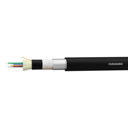 Cable Fibra Óptica Furukawa Negro 12F SM G-652D