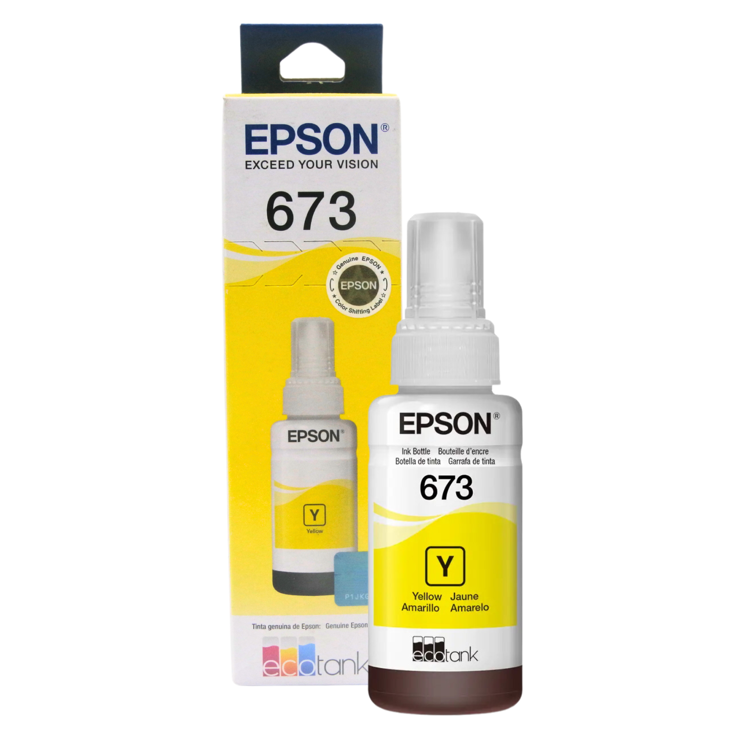 Epson T673 Amarillo Original Recarga - Imagen 5