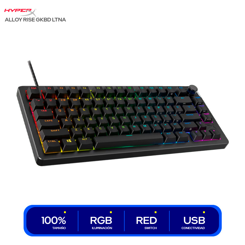 HyperX Alloy Rise GKBD LTNA