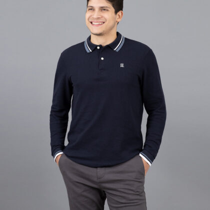Polo TEROS Manga Larga Hombre Talla L
