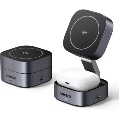 Cargador Inalámbrico Magnético 2 en 1 UGREEN W702
