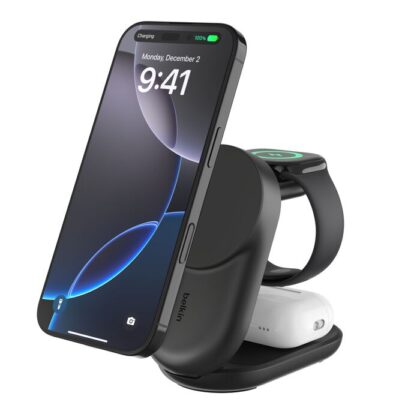Belkin Qi2 25W Cargador Magnético 2 en 1