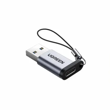 UGREEN Adaptador USB 3.0 a USB Tipo C Gris - US276