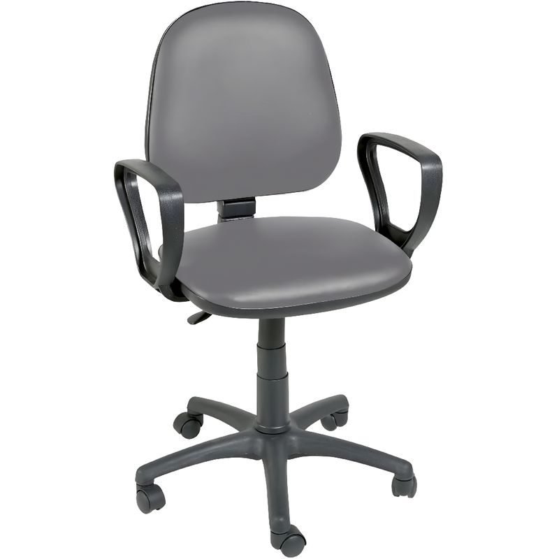 Silla de Oficina con Reposabrazos (Negra) - Imagen 3