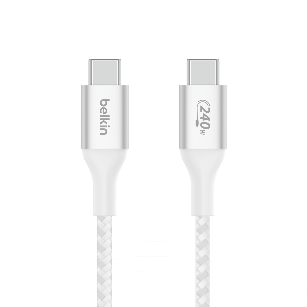 Cable Belkin USB C a C 60W 1m Blanco - Imagen 3