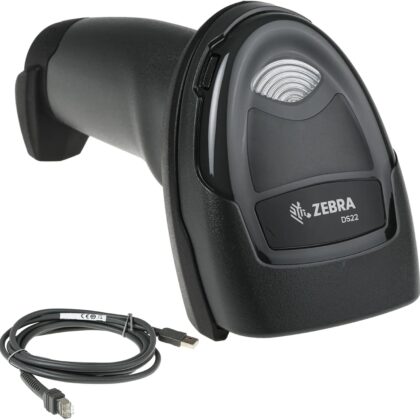 Zebra DS2208SR Lector 2D Negro con Base