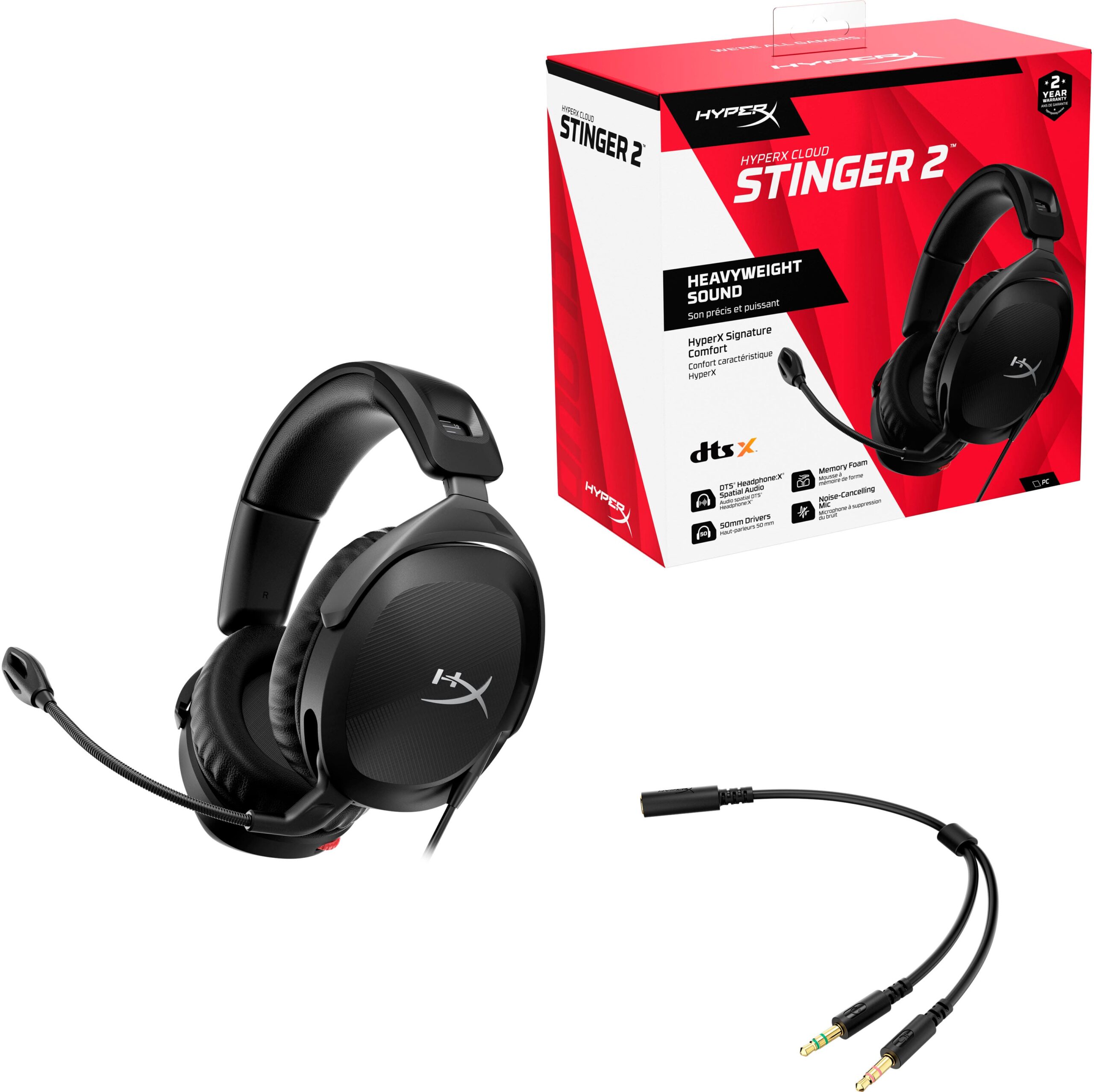 HyperX Cloud Stinger 2 Auricular Gaming Negro - Imagen 4