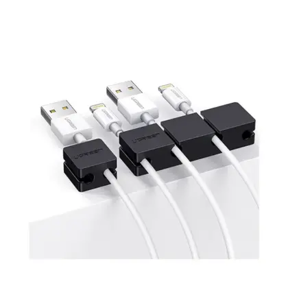 UGREEN Organizador de Cables 6 Ranuras - Gestión de Cables de Silicona