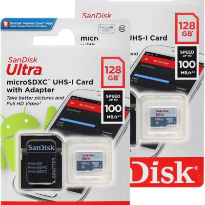 SanDisk 128GB MicroSD UHS-I
