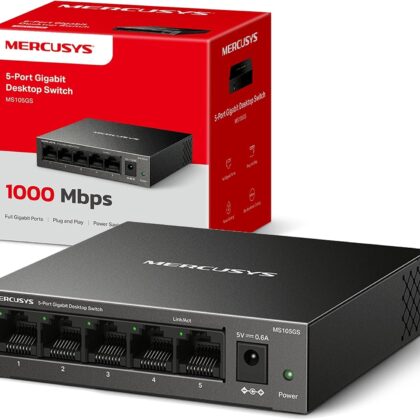 Mercusys MS105GS Switch 5 Puertos Gigabit