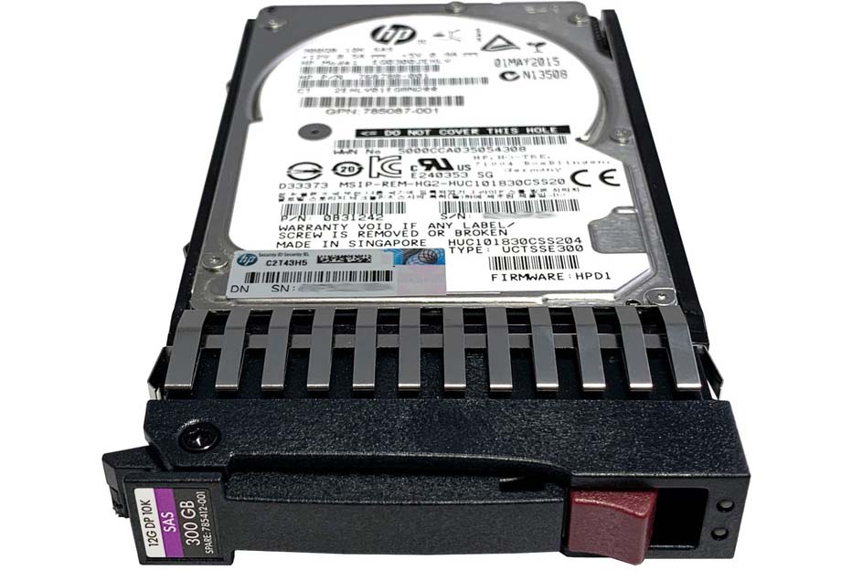 Disco Duro HPE Enterprise 300GB SAS 12G