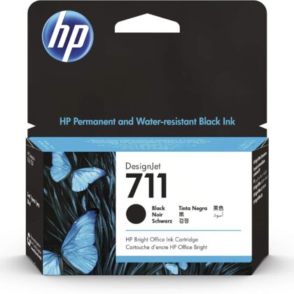HP 711 Cartucho Negro 38 ml Original