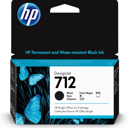 HP 712 Cartucho Negro 80 ml Original