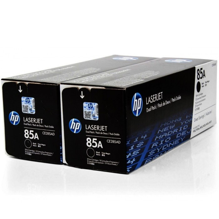 HP 85A Tóner Negro - Paquete de 2 - Imagen 3