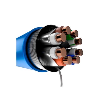 Nexxt Cable S/FTP Cat6A Azul 305m