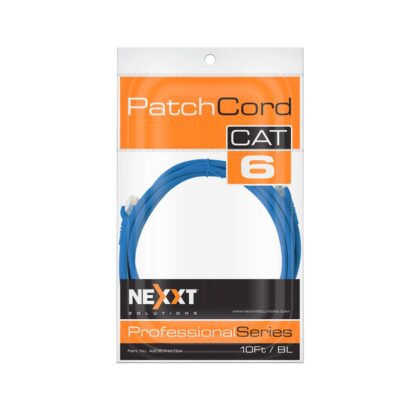 Nexxt Patch Cord Cat6 10Ft Azul