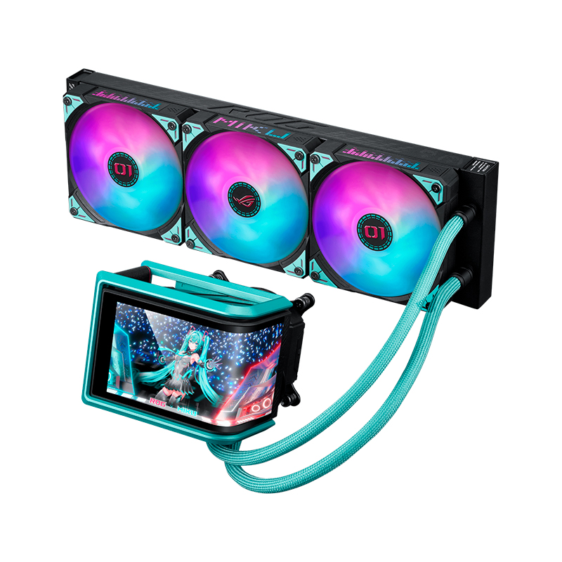 ASUS ROG Ryuo IV 360 ARGB Cooler Líquido CPU Edición Hatsune Miku - Imagen 2