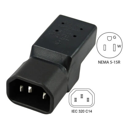 Adaptador CDP de C13 a NEMA 5-15P para UPS