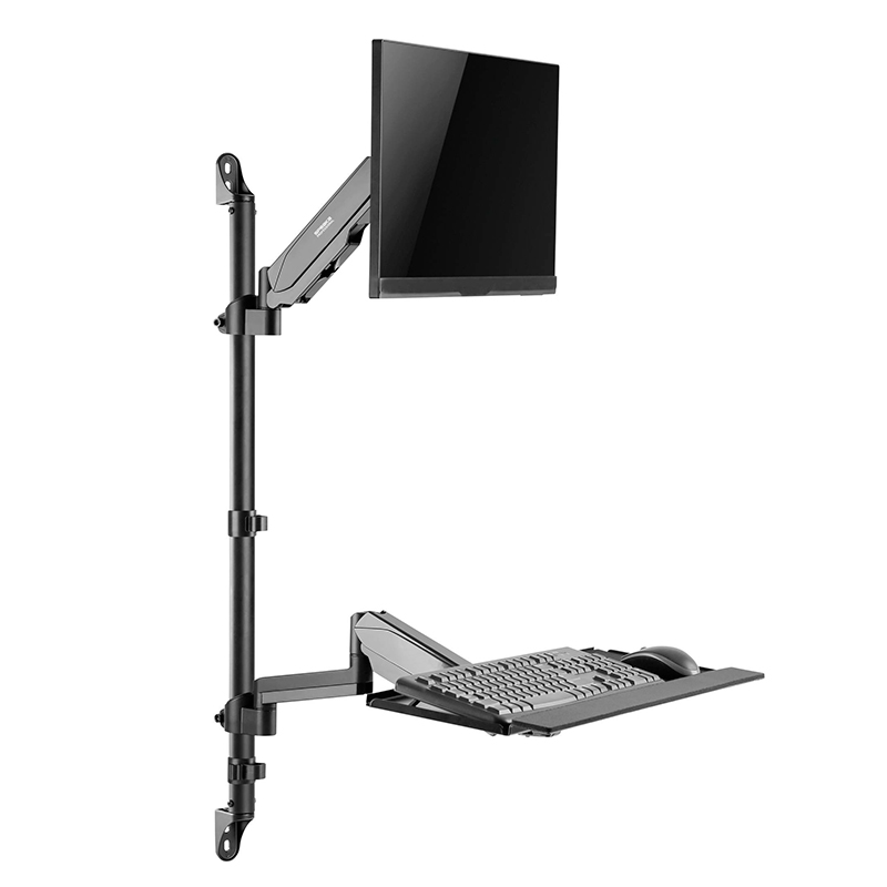 Soporte de Pared para Monitor + Bandeja Teclado SpeaKa SP-MM-710