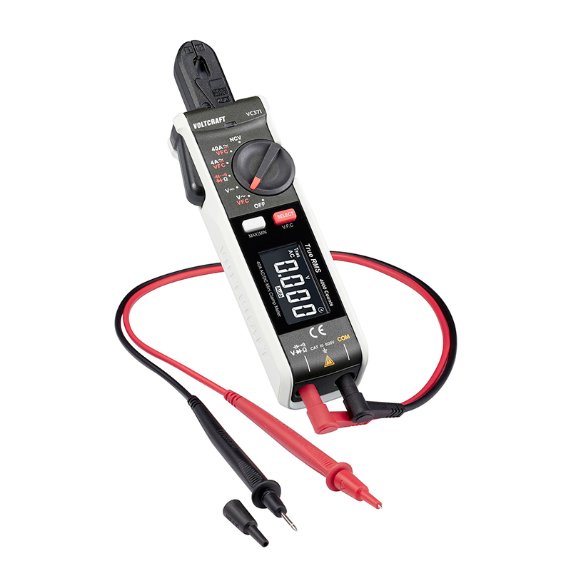 Pinza Amperimétrica VOLTCRAFT VC-371 Digital True RMS CAT III 600V - Imagen 2