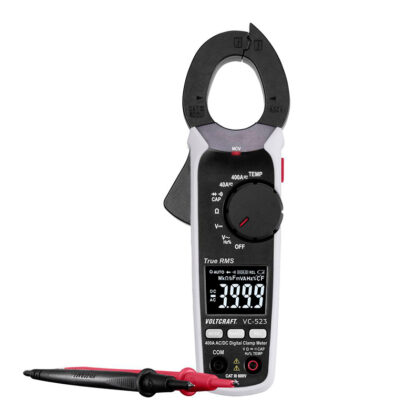 Pinza Amperimétrica Digital VOLTCRAFT VC-523 CAT III 600V 4000 Cuentas