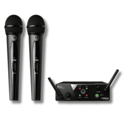 AKG WMS40 Mini Micrófono Inalámbrico Vocal Negro