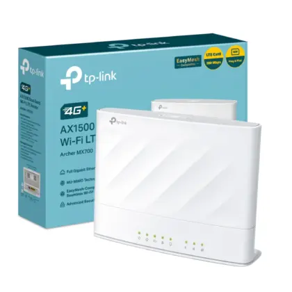 Router TP-Link Archer MX700 4G LTE WiFi 6 Dual Band AX1500