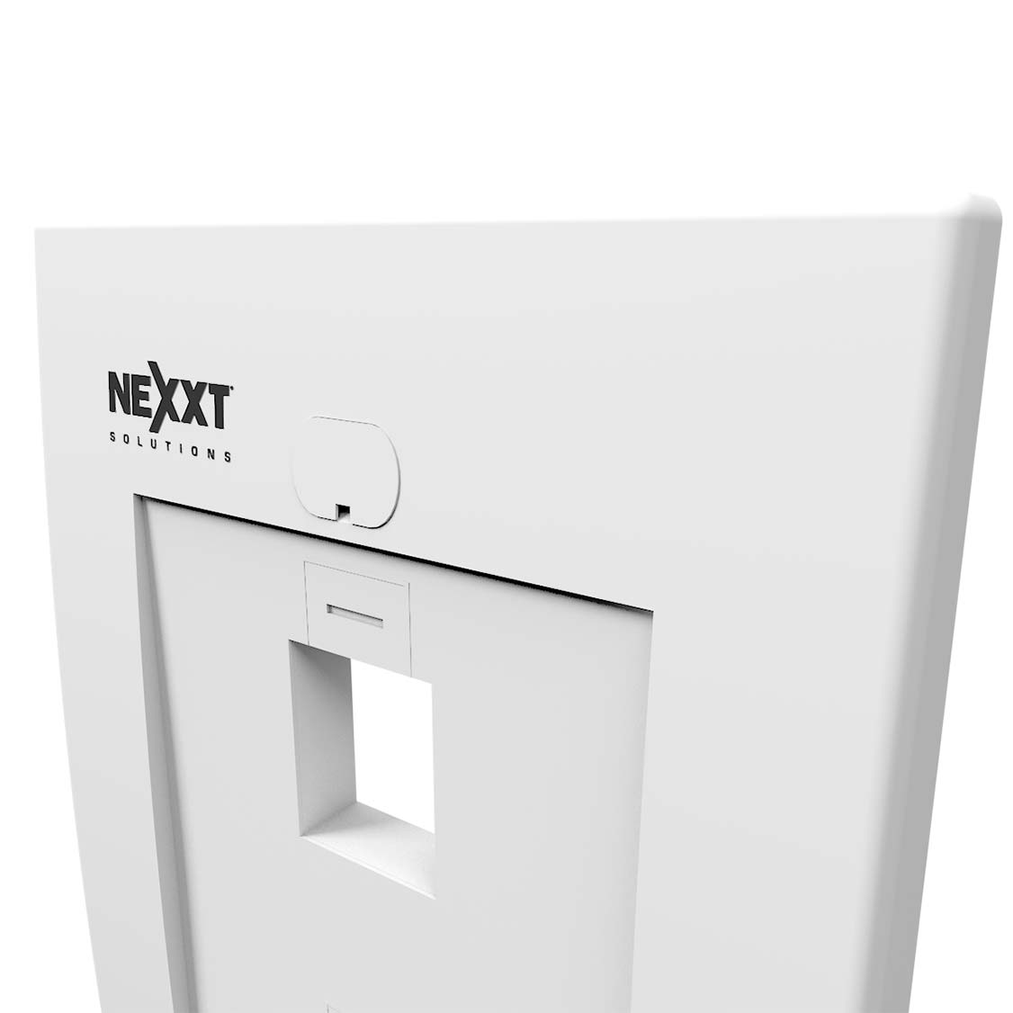 Nexxt Placa de Montaje Blanca 2 Puertos - Imagen 3
