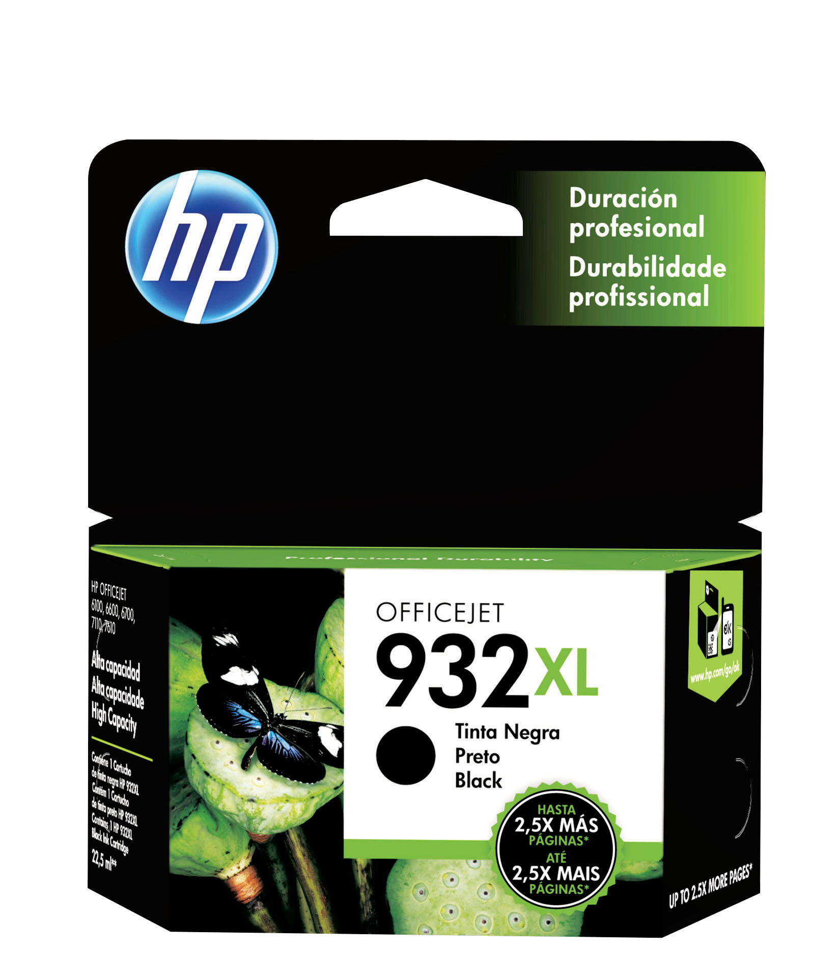 HP 932XL Tinta Negra Alto Rendimiento - Imagen 2