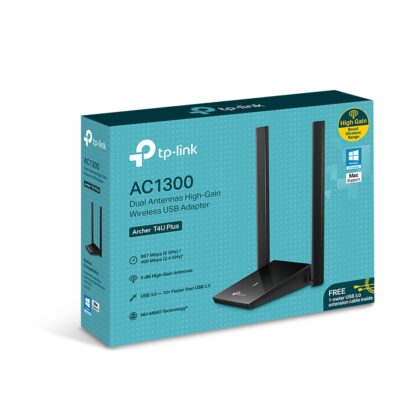 TP-Link Archer T4U Plus - Adaptador USB 3.0 AC1200