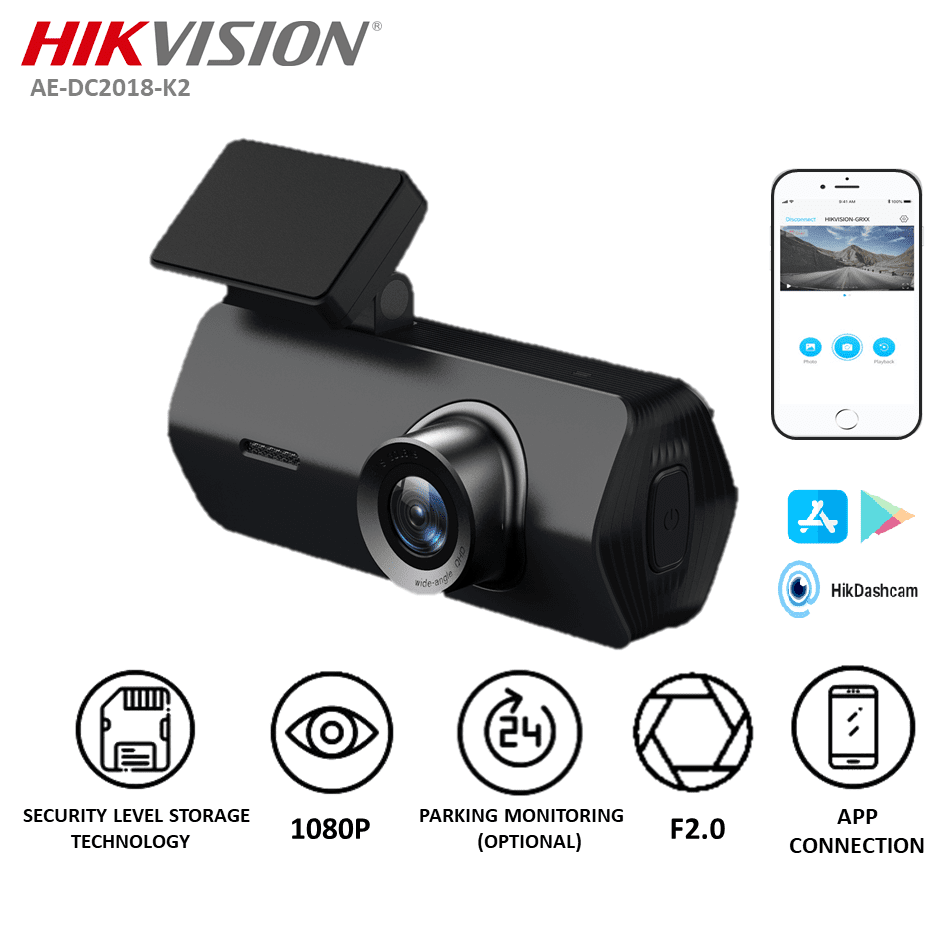 Dashcam Hikvision 2MP AE-DC2018-K2