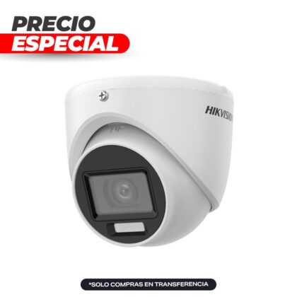 Cámara Hikvision 2MP con Luz Inteligente Híbrida