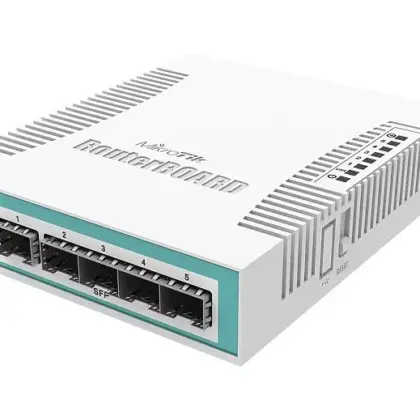 MikroTik CRS106-1C-5S Switch Gigabit Administrable 1 Combo + 5 SFP