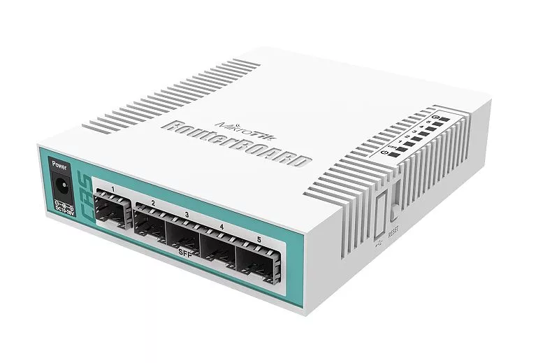 MikroTik CRS106-1C-5S Switch Gigabit Administrable 1 Combo + 5 SFP