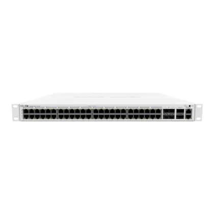 MikroTik CRS354-48P-4S+2Q+RM Switch Gigabit PoE 48 Puertos, 4 SFP+, 2