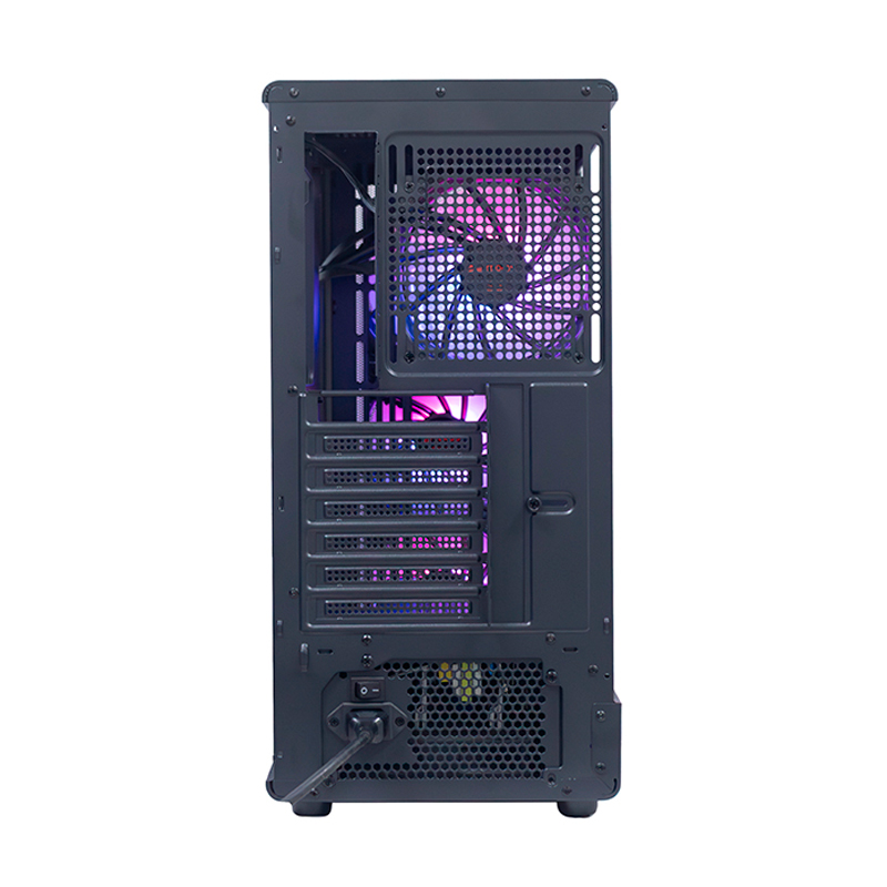 Case Gamer TEROS TE-1323G ATX Negro 4 Ventiladores RGB - Imagen 4