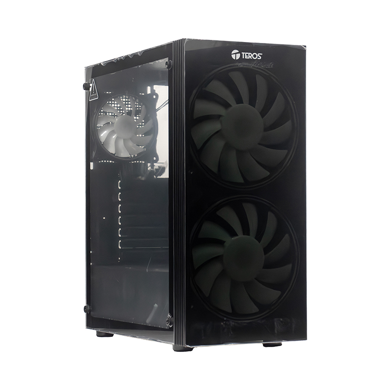 Case Gamer TEROS TE-1333G Mid Tower Negro ATX - Imagen 2