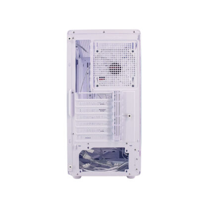 Case Gamer TEROS TE-1329G ATX Blanco, 4 Ventiladores RGB, USB-C