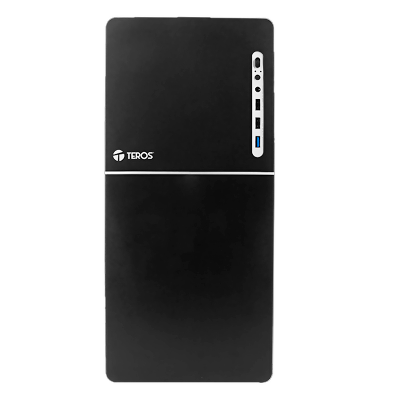Gabinete TEROS TE-1038S ATX Negro con Fuente 250W USB 3.0 - Imagen 3