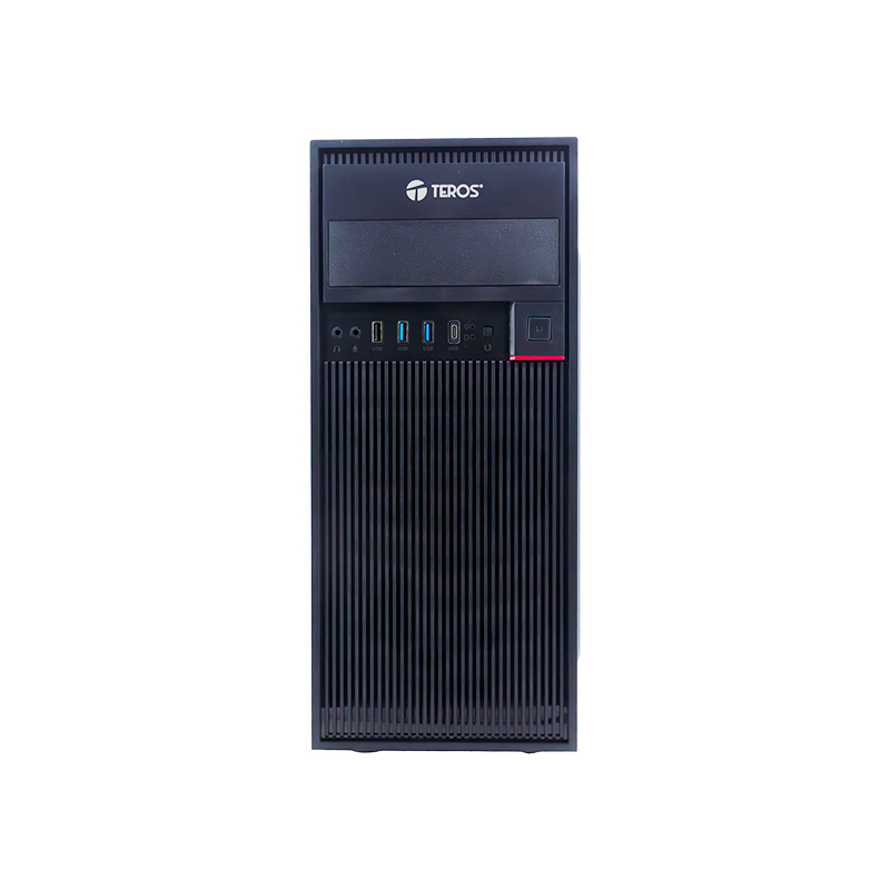 Case Gamer TEROS TE-1319G Mid Tower 450W USB 3.0 Negro - Imagen 3