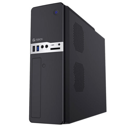 Case Teros TE-1032S Slim Micro-ATX 250W USB 3.2 Negro