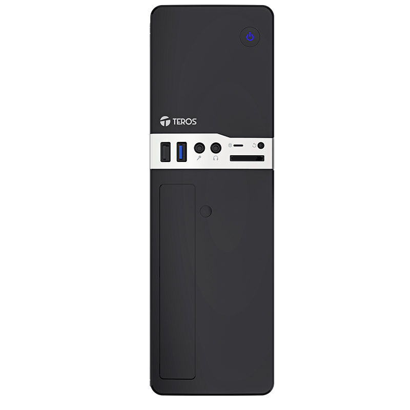 Case Teros TE-1032S Slim Micro-ATX 250W USB 3.2 Negro - Imagen 4