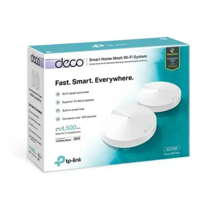 TP-Link Deco M9 Plus (2 Pack) Mesh WiFi AC2200 Tri-Band