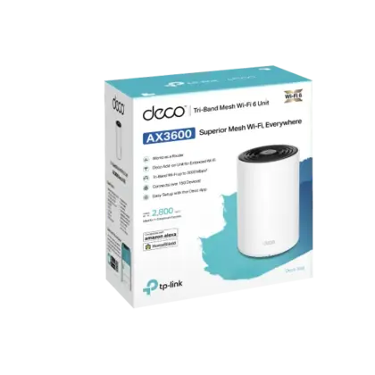 TP-Link Deco X68 AX3600 Mesh WiFi 6 Tri-Band (1 Pack)